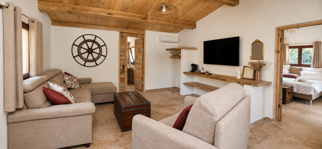 Décoration intérieure de la Suite Piscine – Ranch Campo
